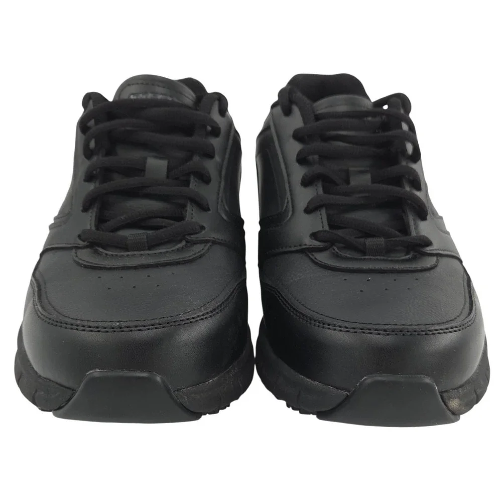 Skechers Work Nampa Wyola Shoes 10W WIDE Women Black Slip Resistant Memory Foam